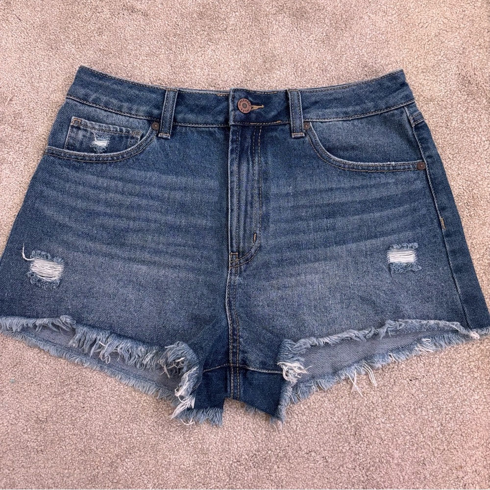 Denim shorts
